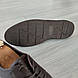 Закриті чоловічі сандалі коричневого кольору, фото 5