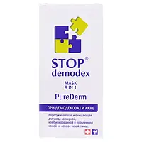 Stop demodex маска 9 в 1 PureDerm 50мл туба карт пач