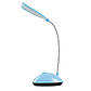 Лампа настільна світлодіодна "LED DESK Light X-7188" Блакитна, LED світильник на батарейках 3хААА (ST), фото 3