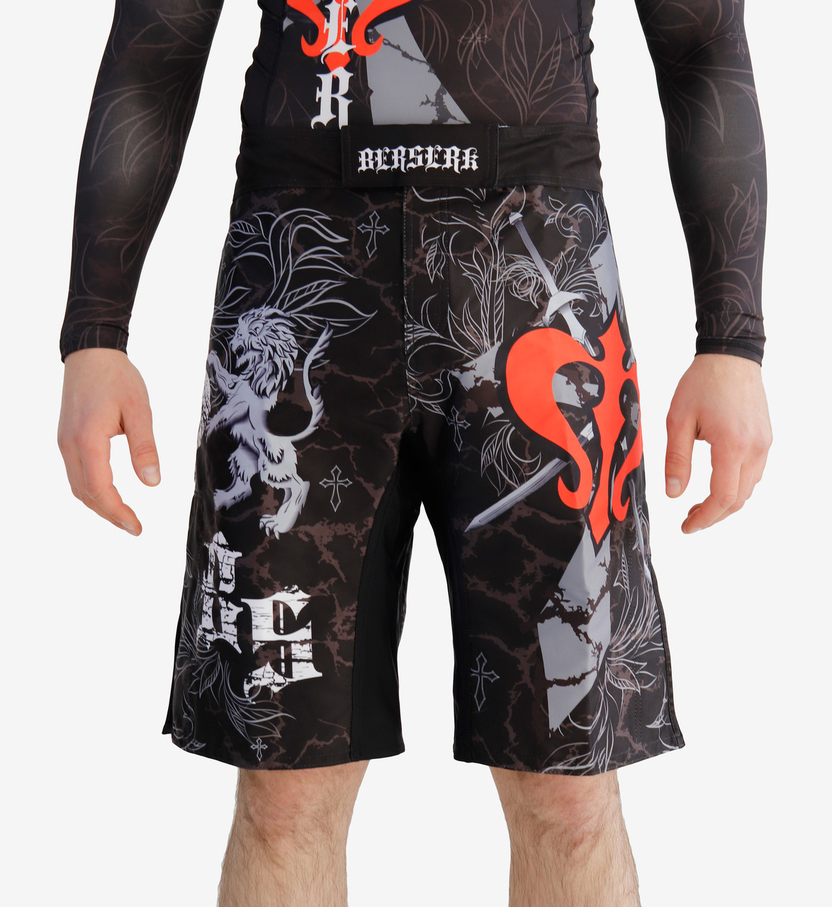 Шорти ММА Berserk Sport Warrior Spirit Чорний XL, фото 1