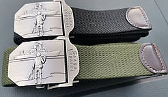 Брючний ремінь "КОРАБЕЛЬ" Black чорний