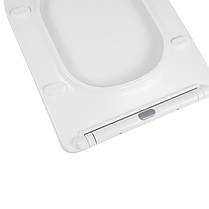 Сидіння для унітазу Qtap Nando з мікроліфтом Slim QT12991222AW, фото 2