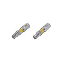 Комплект викруткових насадок Torx T30 1/4" * 25 мм, S2, уп. 2 од., STORM INTERTOOL VT-0226