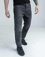 Сірі чоловічі джинси бойфренди BEZET PATCHED - 29