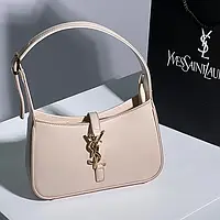 Бежевая женская сумка Yves Saint Laurent Hobo