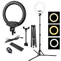 Кольцевая лампа BUCOS BCS F288 Ring Light 36 см со штативом