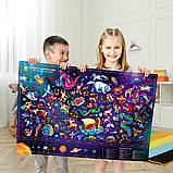 Карта нічного неба, що світиться Зіркова подорож (59 х 84 см), фото 10