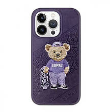 Polo Crete Leather Case — iPhone 14 Plus — Purple