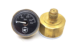 Манометр KalibrGun, G1/8, Ø 28 мм, 350 bar