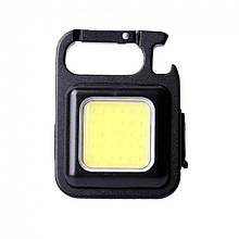 Ліхтарик F05-метал COB RECHARGEABLE KEYCHAIN LIGT Micro USB
