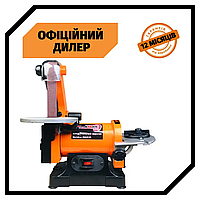 Маленький ленточно дисковый станок WorkMan MM493B (0.31 кВт, 220 В) Топ 3776563