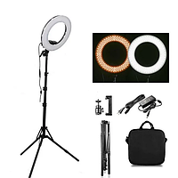 Кольцевая лампа для блогеров, косметологов, визажистов YRE RL-12 (диаметр 34 см)