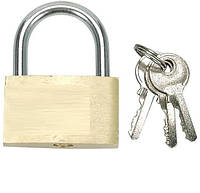 Замок навісний дуговий латунь 60 мм VOREL-77600