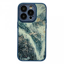 Glitter Marble Case — iPhone 14 Pro Max — Blue