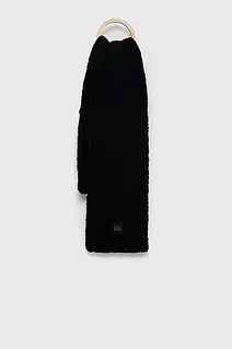 AllOriginal Шарф UGG жіночий колір чорний гладкий 20052-BLK розмір: Один розмір