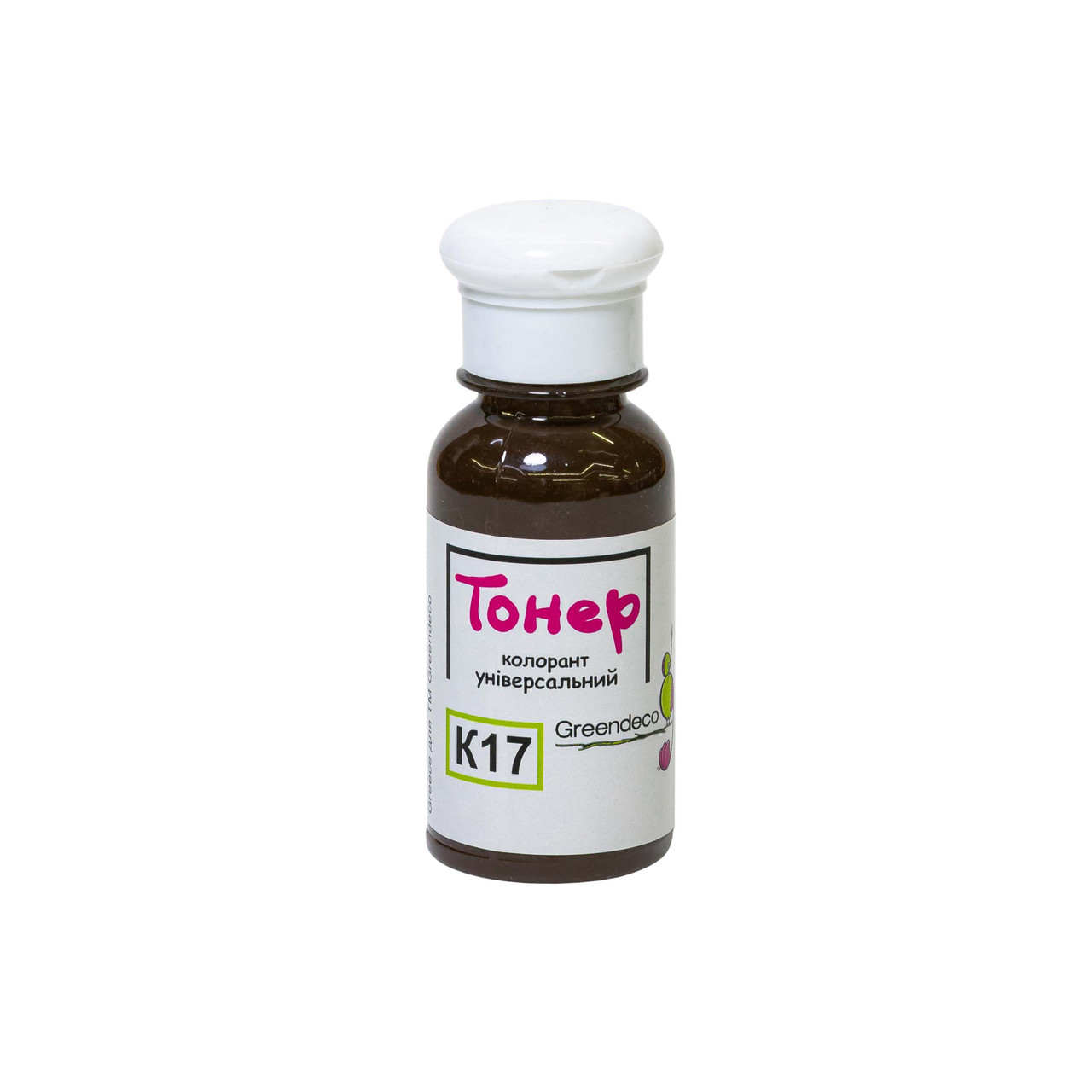 Колорант универсальний Toner K17 (Кофейный) 100 мл. Greendeco