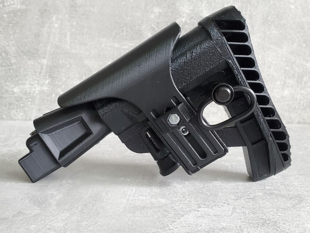 Купить Приклад телескопічний для АК-74, АК-47, РПК з антабкою чорний ...