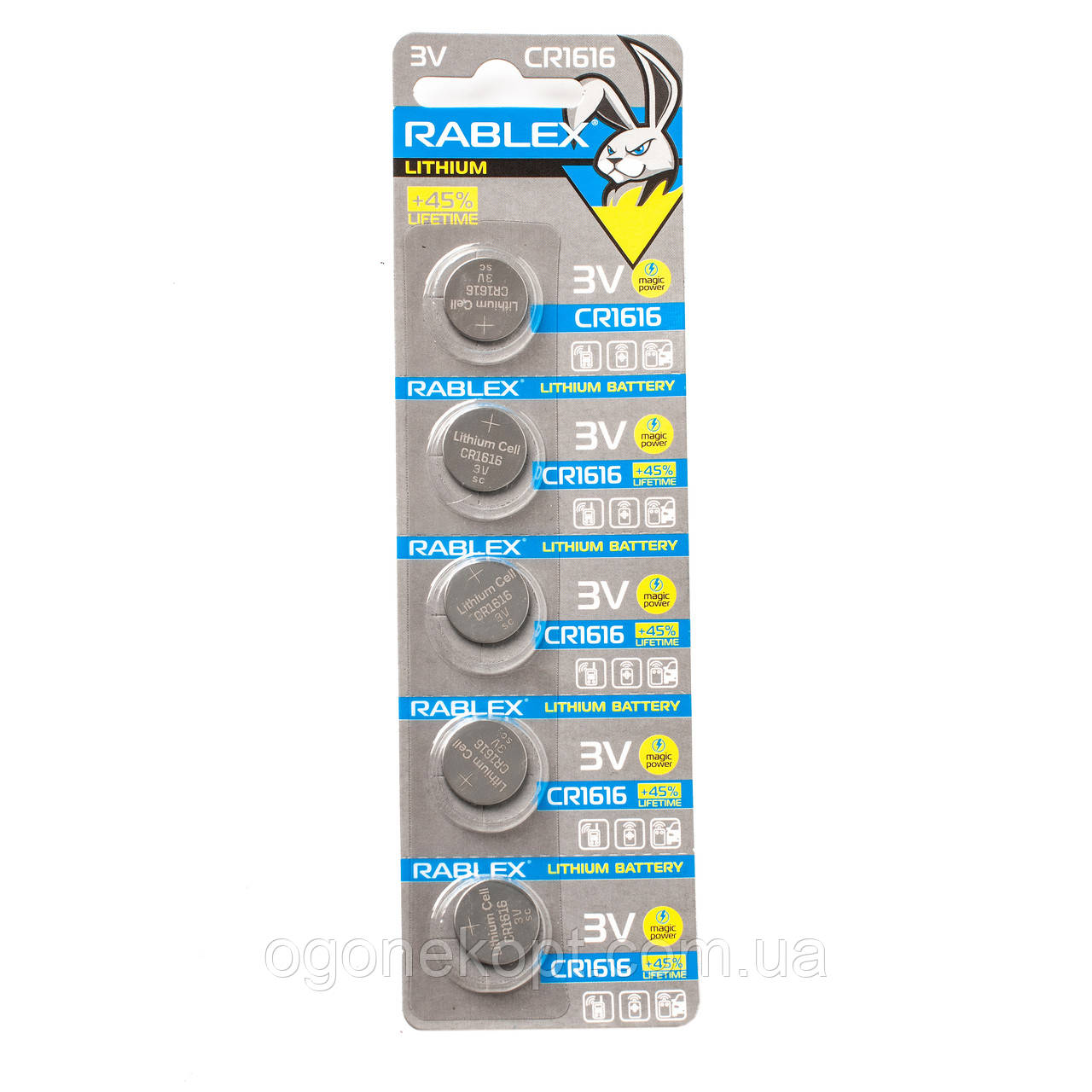 Батарейки RABLEX CR1616 LITHIUM 3V