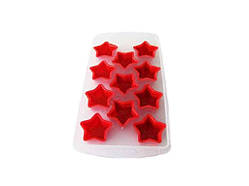 Форма для льоду пластмас силікон 11х22 Зірка VT6-19524 18846 ТМ VITOL