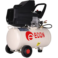 Мощный воздушный компрессор EDON AC 800-WP25L: 800 Вт, 200 л/мин, объем ресивера 25 л