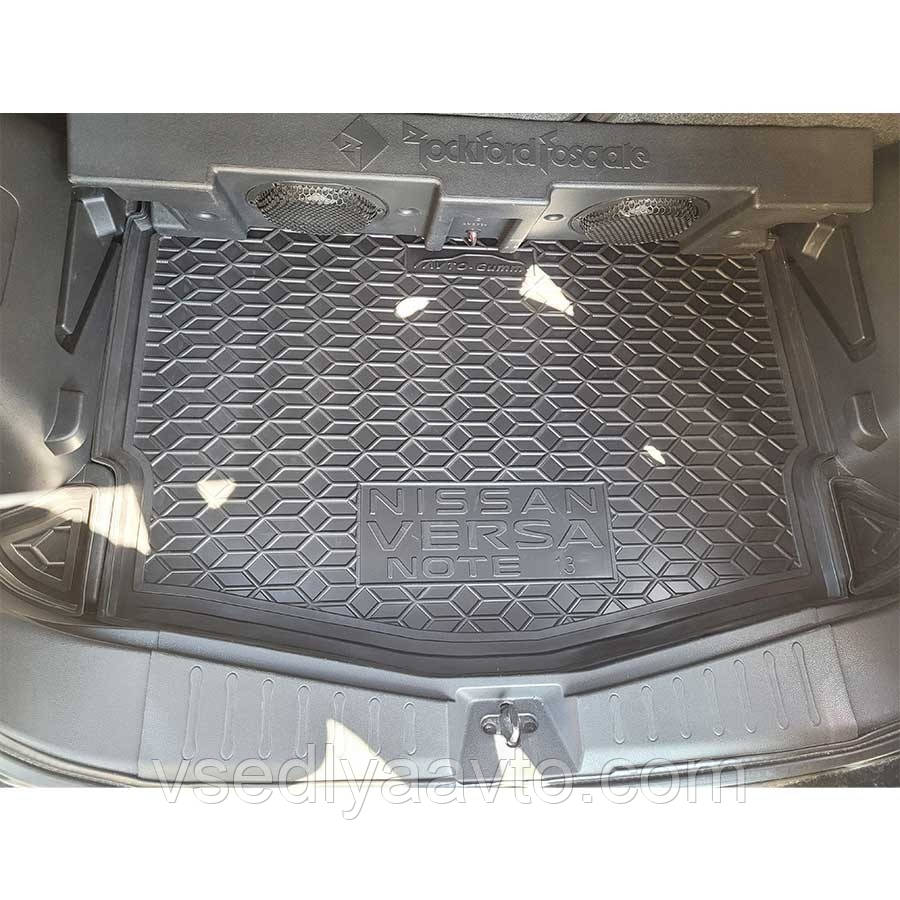 Килимок у багажник Nissan VERSA-NOTE (2013-2019) (Avto-gumm) Поліуретан