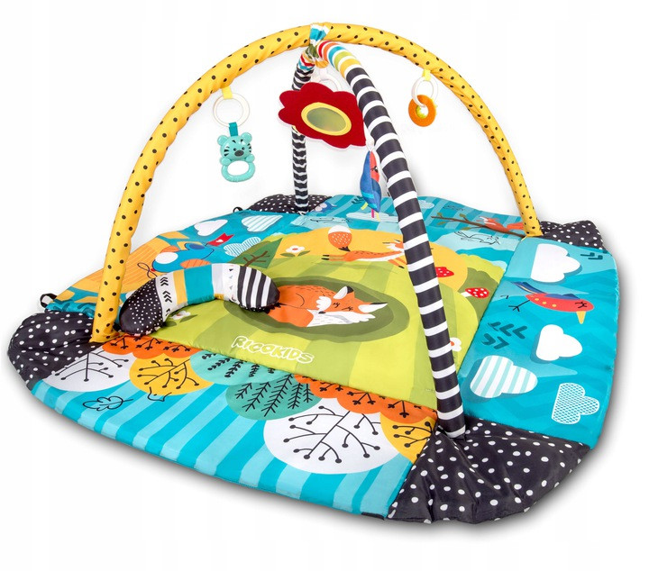 Килимок інтерактивний розвивальний 110 х 100 см Ricokids Lisek 7317