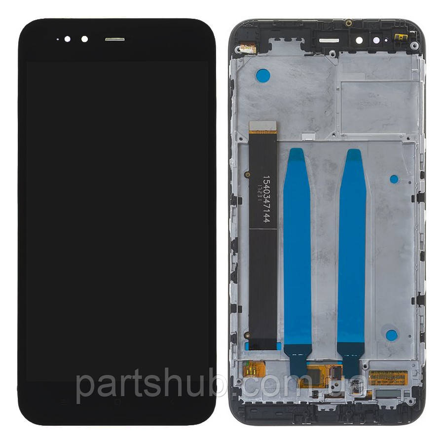 Дисплей Xiaomi Mi A1, Mi 5X, MDG2, MDI2 з тачскріном чорний з рамкою