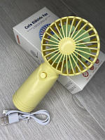 Вентилятор USB аккумулятор с ручкой Cute Electric Fan , Портативный настольный вентилятор