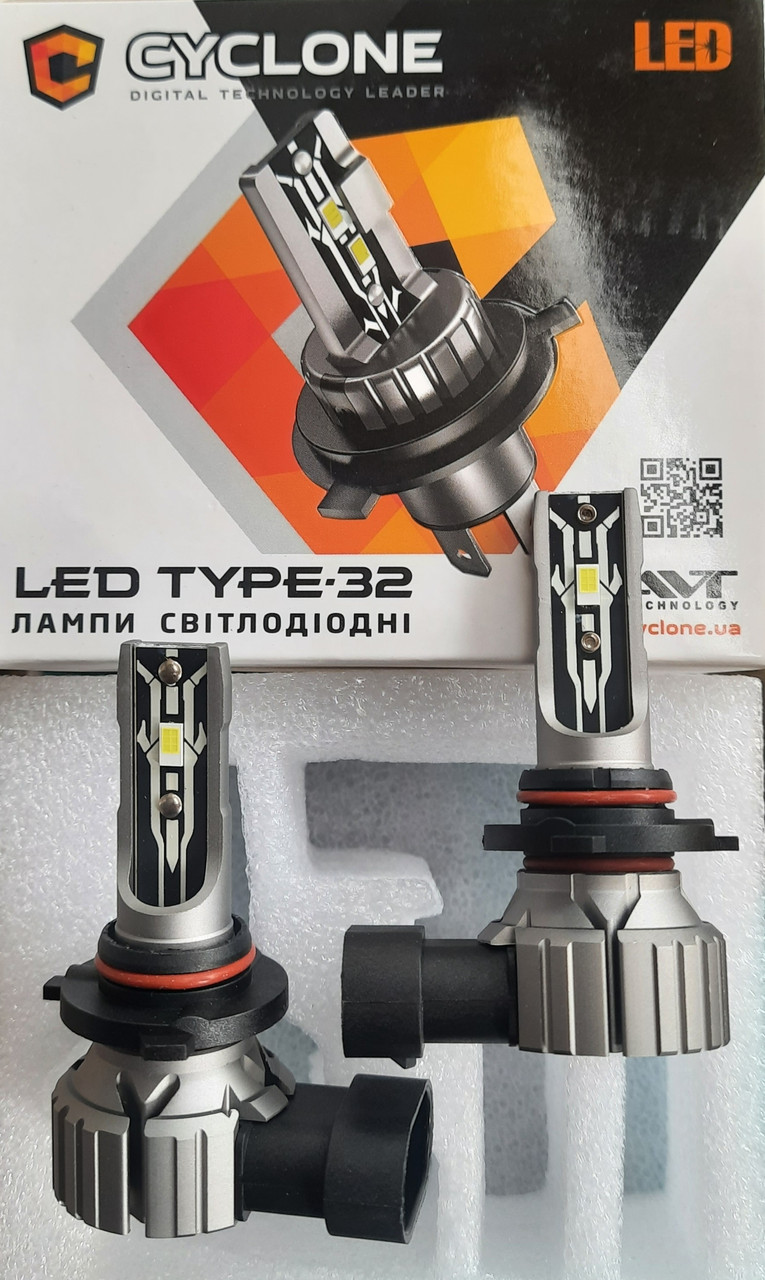 Лампи Led Cyclone 9005 HB3 type-32 6000k 4800Lm