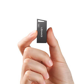 Флешка 32GB USAMS US-ZB206 USB2.0 High Speed Flash Drive Grey N, фото 3