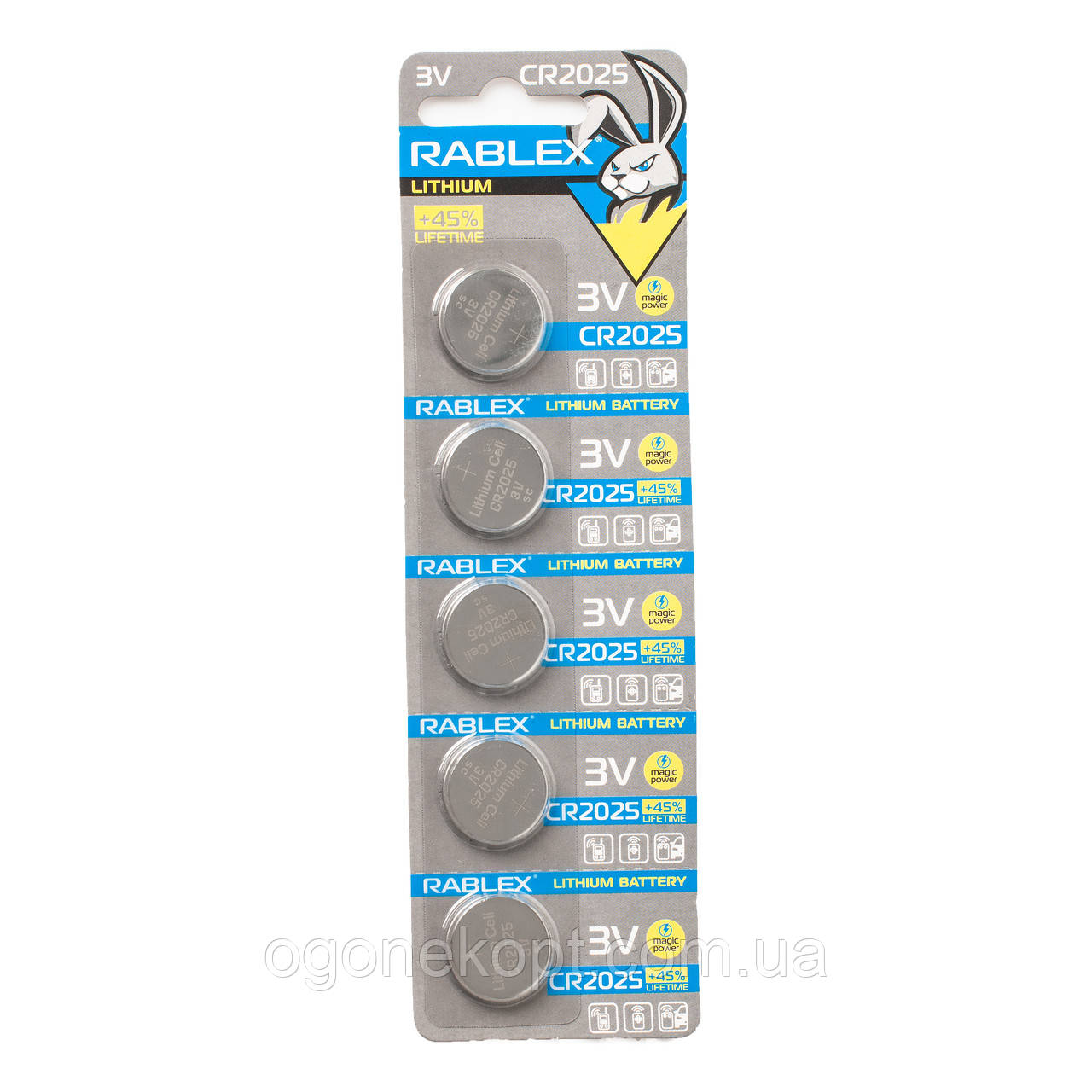 Батарейки RABLEX CR2025 LITHIUM 3V