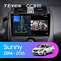 Штатная магнитола Teyes CC3 2k Nissan Sunny / Almera (2014-2016), фото 3