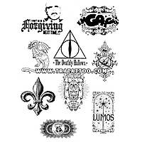 Набір тимчасових татуювань Символи та заклинання з Гаррі Поттера