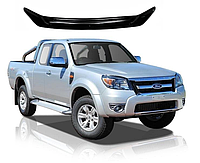 Дефлектор капота мухобойка на Ford Ranger 2009-2011 (Форд Рейнджер) EuroCap