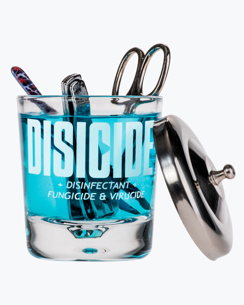 Манікюрний стакан для дезінфекції інструментів Disicide Small Glass Jar, 160 ml