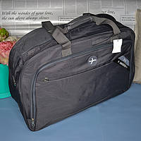 Дорожня сумка велика "Travel" розмір 62х24х41 Сірий