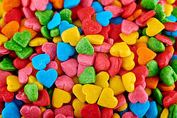 Посипка декоративна "Сердечка" №4 80 гр.