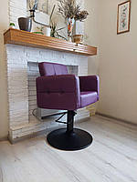 Парикмахерское кресло Beatrice HC181H фиолетовый на гидравлике