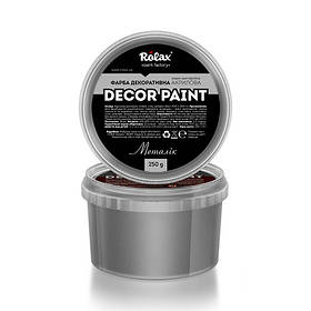 Фарба декоративна акрилова "DECOR PAINT" МЕТАЛІК 0,25кг Ролакс