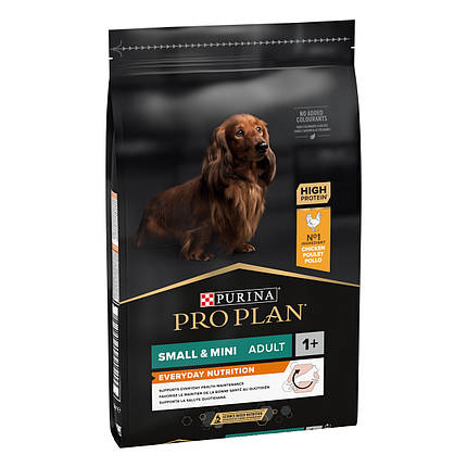 Сухий корм для собак Pro Plan Small&Mini Adult Everyday Nutrion для малих порід з куркою 7 кг, фото 1