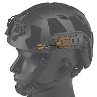 Ліхтарик на шолом тактичний Switch MPLS білий + синфрачервоний WoSporT Тан (1488303)