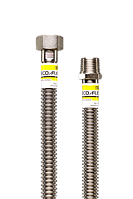 Шланг нержавіючий Eco-Flex Газ стандарт 60 см гайка/гайка 1/2"