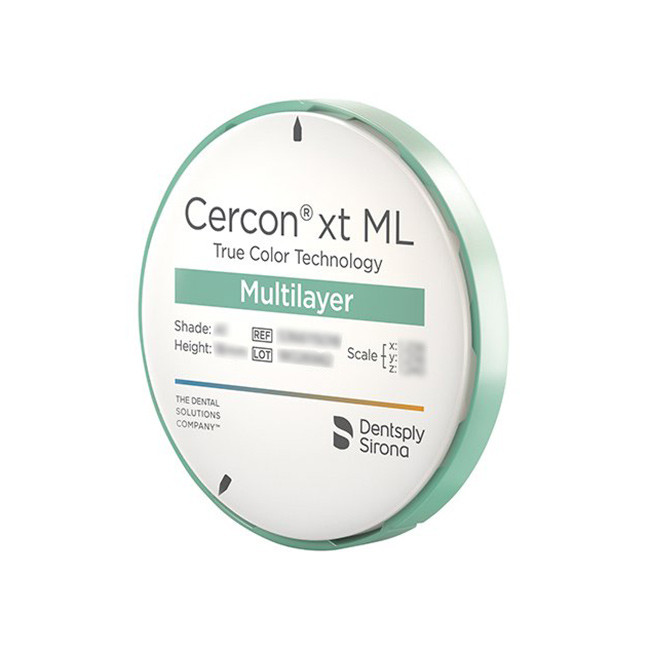 Cercon disc xt ML 18 А1, диск цирконієвий, багатошаровий (98*18)