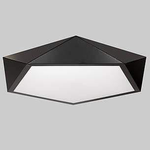 Чёрная люстра з пультом "Звёздочка" (52см, 70W) 52-L77 ВК, фото 1