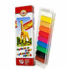 Пластилін "K-I-N" 10кол. 200г