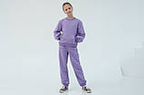 Дитячий спортивний костюм на дівчинку фіолетового кольору р.104-170, фото 2