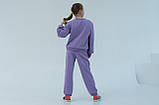 Дитячий спортивний костюм на дівчинку фіолетового кольору р.104-170, фото 10