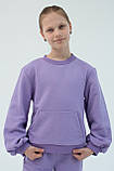 Дитячий спортивний костюм на дівчинку фіолетового кольору р.104-170, фото 8