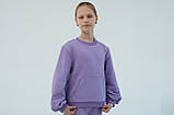 Дитячий спортивний костюм на дівчинку фіолетового кольору р.104-170, фото 9
