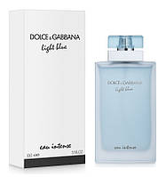 Жіночі парфуми Dolce & Gabbana Light Blue Eau Intense (Дольче Габбана Лайт Блю Еу Інтенс) Парфумована вода 100 ml ліцензія Тестер